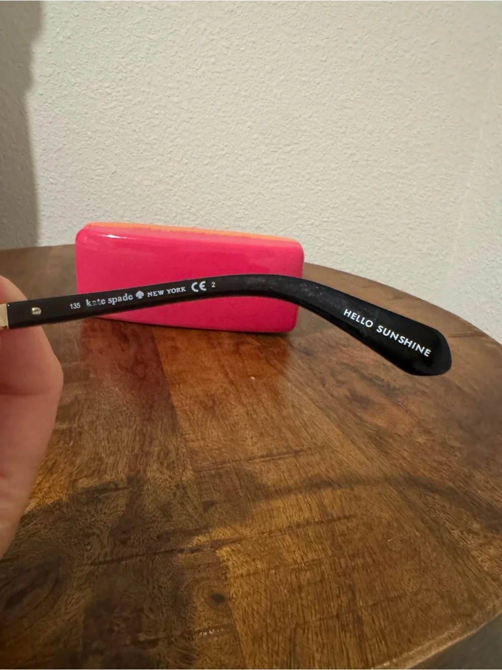 Kate Spade Sunglasses  with Pink and Orange Case